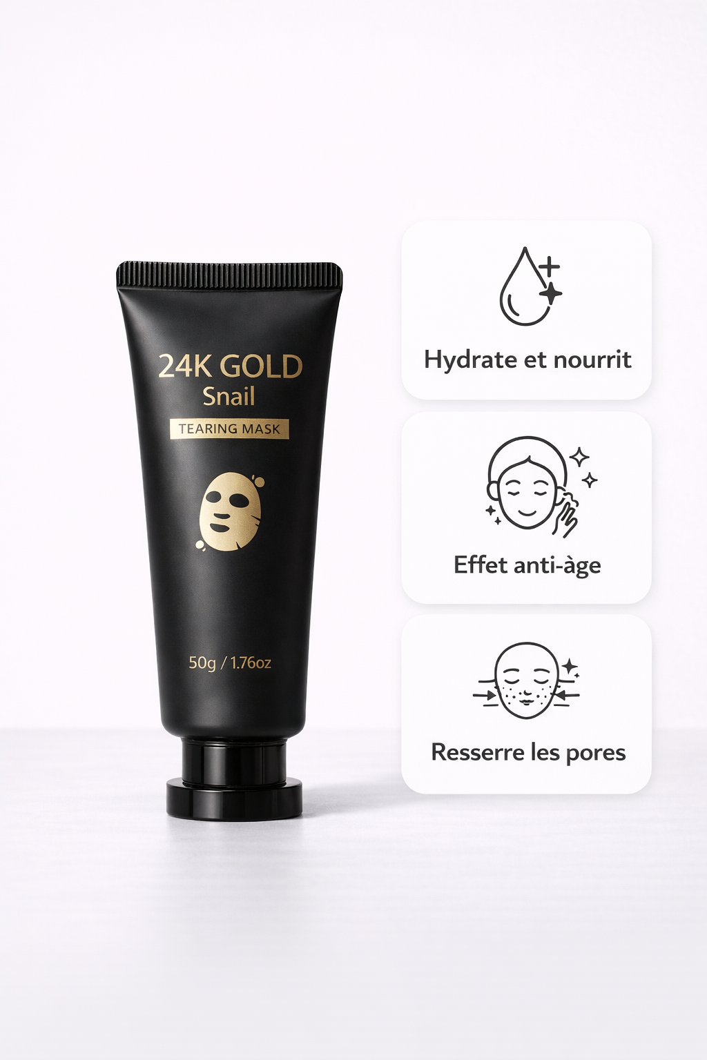 Masque peel-off Laikou Escargot d'Or